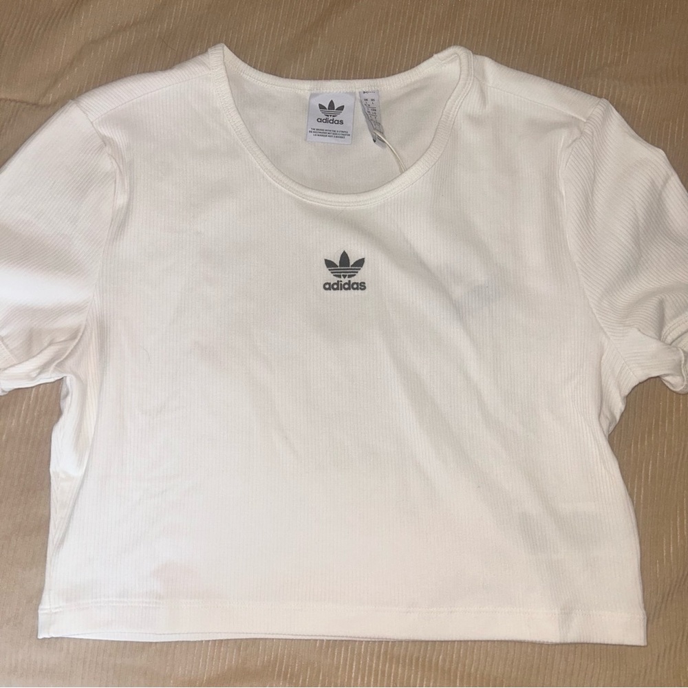 Adidas Women's White Short Sleeve Tee
